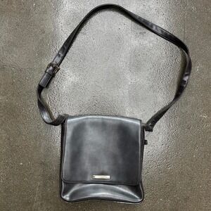 Nine West Black Leather Crossbody Purse Bag